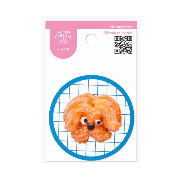 Creator's Circus PET Sticker - French Pastry Dog