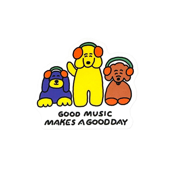 Creator's Circus PET Sticker - Music Dogs