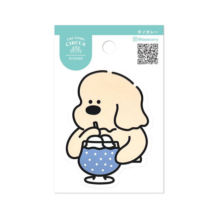Creator's Circus PET Sticker - Blue Cream Soda