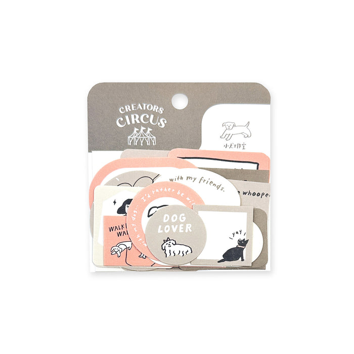Creator's Circus Flake Stickers - Small Dog Workshop