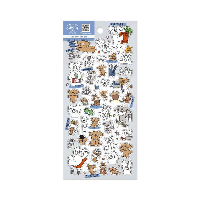 Creator's Circus Clear Stickers - Scooty Studio