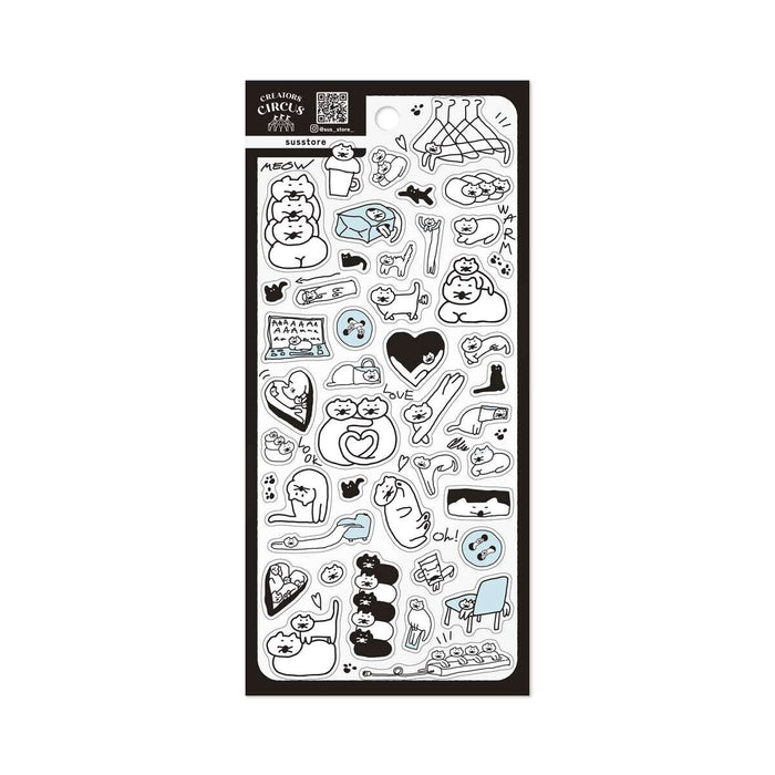 Creator's Circus Clear Stickers - Susstore