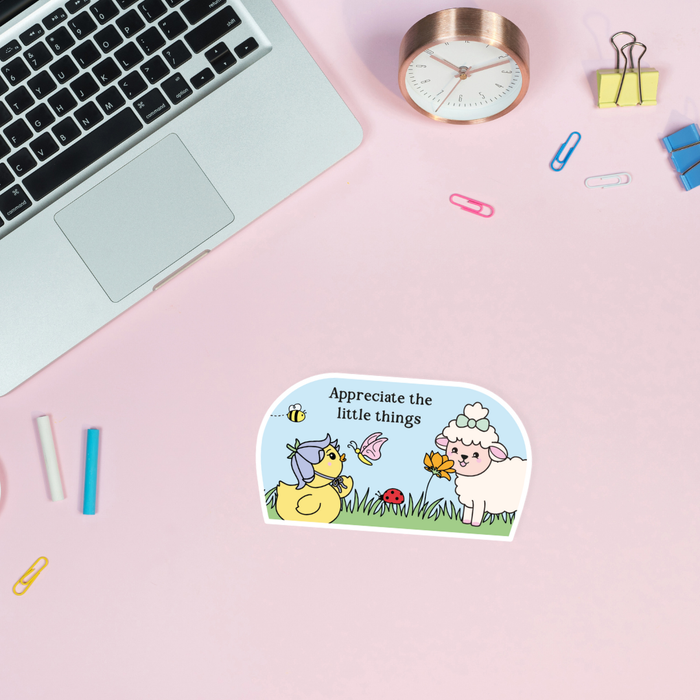 Appreciate the Little Things Vinyl Sticker