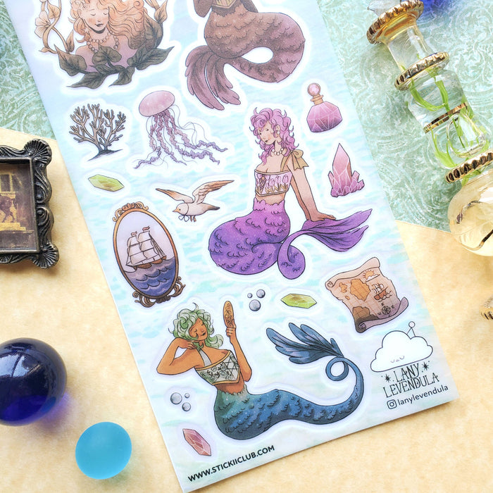 Mesmerizing Mermaids Sticker Sheet