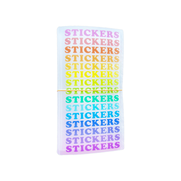 Colourful Stickers Pocket Sticker Keeper