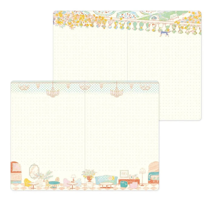 Midori Yuru Log B6 Notebook - Travel & Hotel
