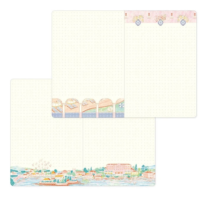 Midori Yuru Log B6 Notebook - Travel & Hotel