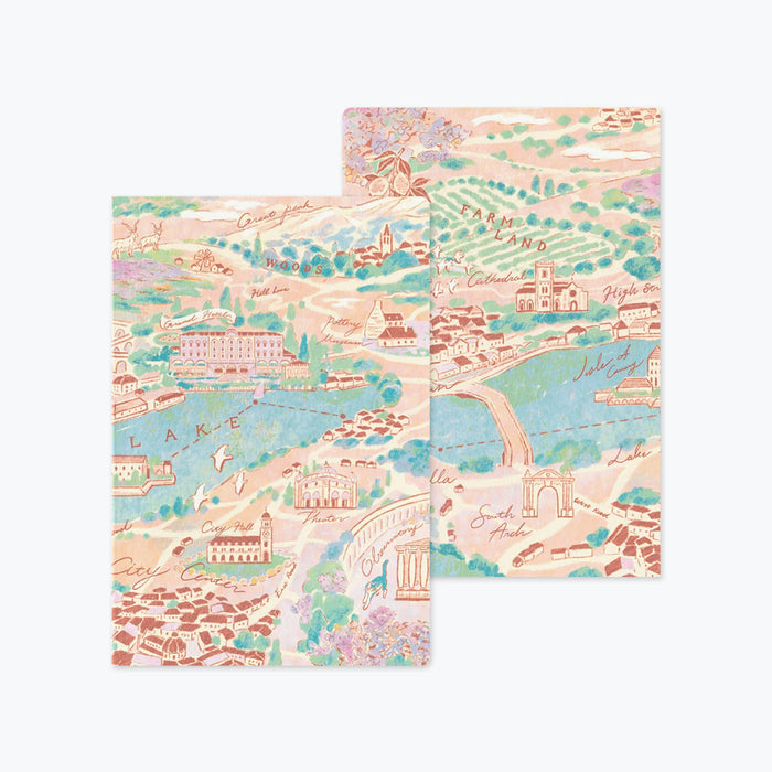 Midori Yuru Log B6 Notebook - Travel & Hotel
