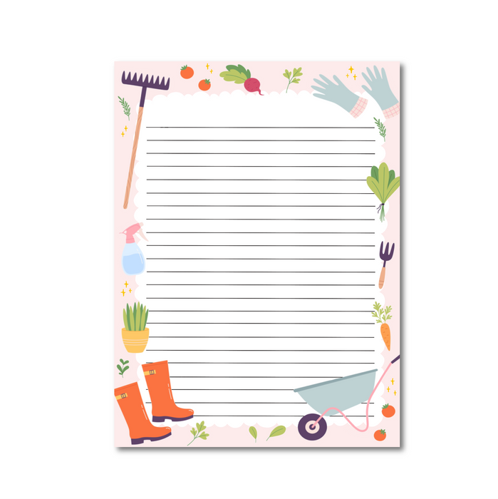 LAST STOCK! Green Thumb Delights Double-Sided A5 Notepad