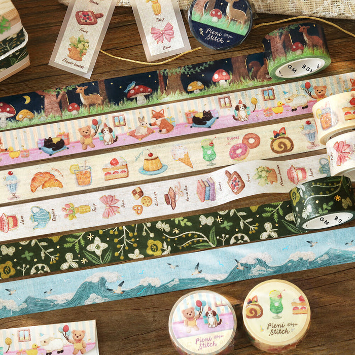 BGM 'Pieni Stitch' Foil Washi Tape - Small Party