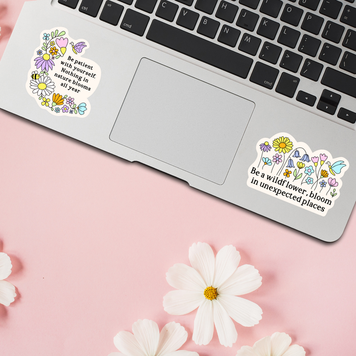 Be Patient With Yourself Vinyl Sticker