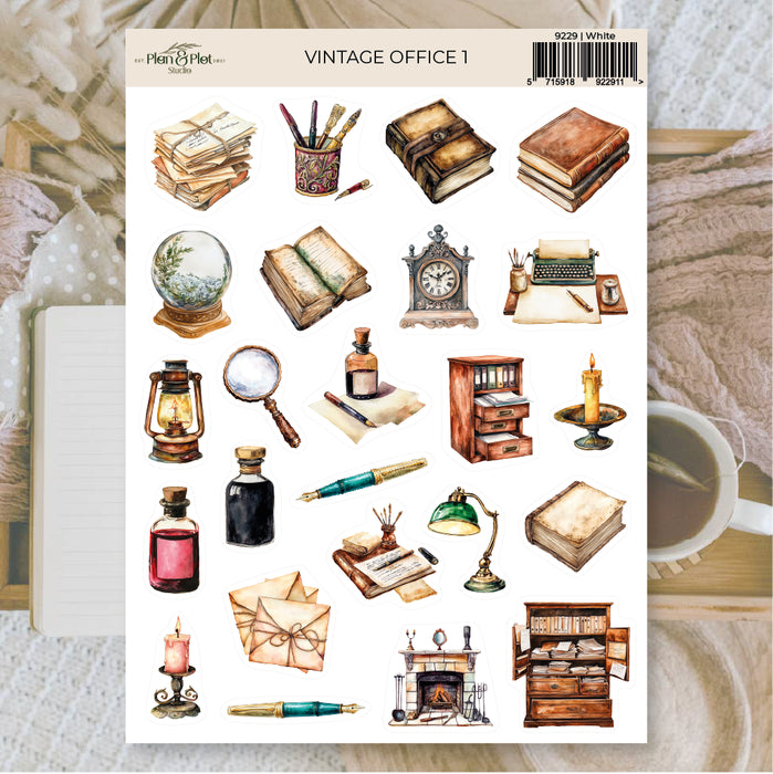 Vintage Office 1 Sticker Sheet