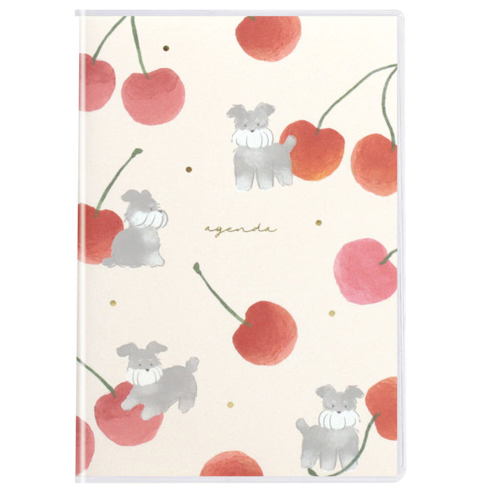 2027 A6 Softcover Monthly Planner - Dog & Fruit
