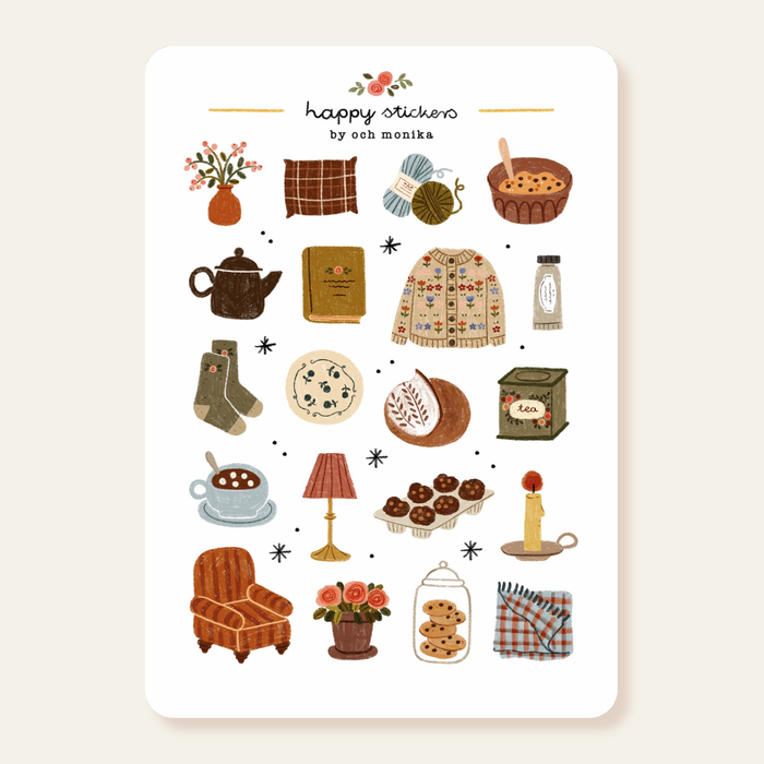 Cozy Home - Sticker Sheet