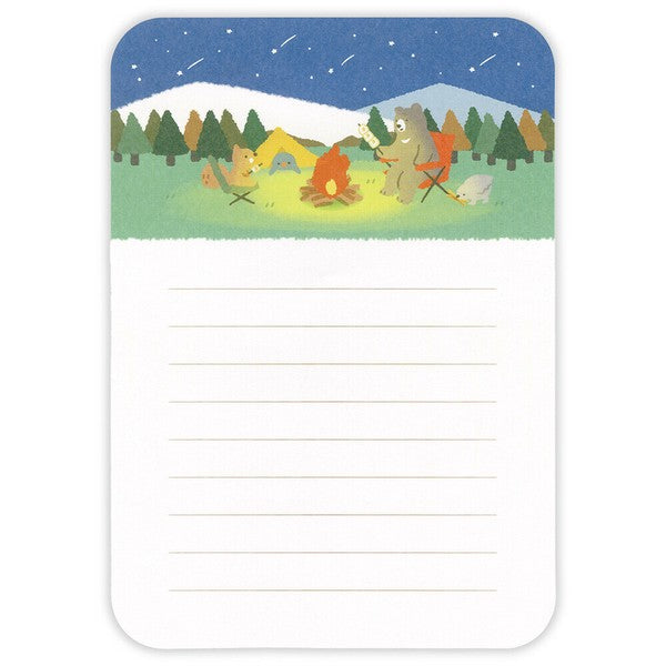 Yamanoha Neighborhood Association Letter Writing Set - Camping