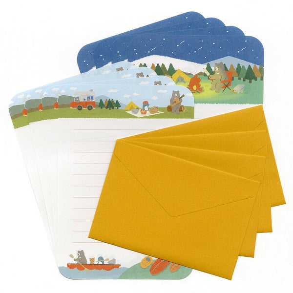 Yamanoha Neighborhood Association Letter Writing Set - Camping
