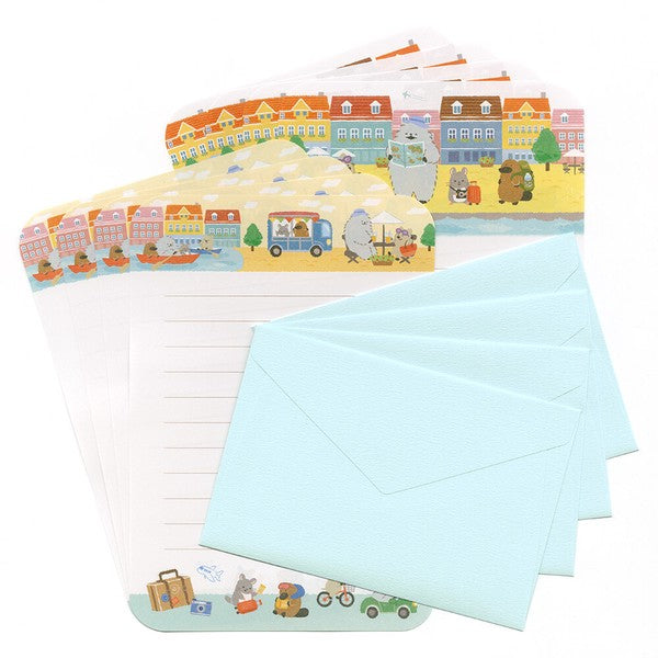 Yamanoha Neighborhood Association Letter Writing Set - Travel