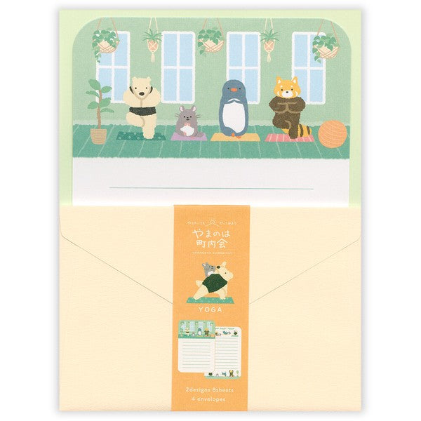Yamanoha Neighborhood Association Letter Writing Set - Yoga