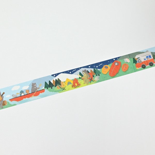 Yamanoha Neighborhood Association Washi Tape - Camping