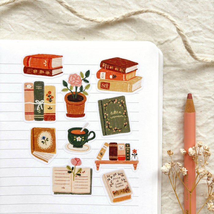 Bookish - Sticker Sheet