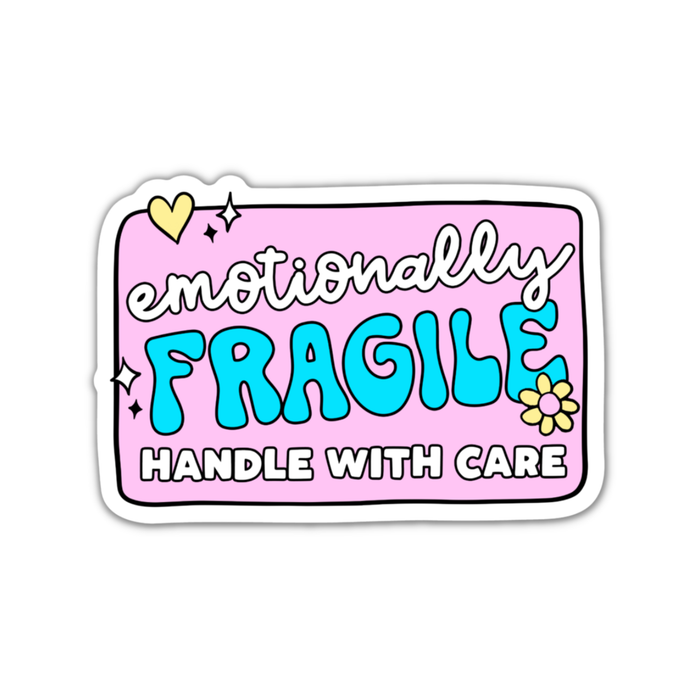 Emotionally Fragile Vinyl Sticker