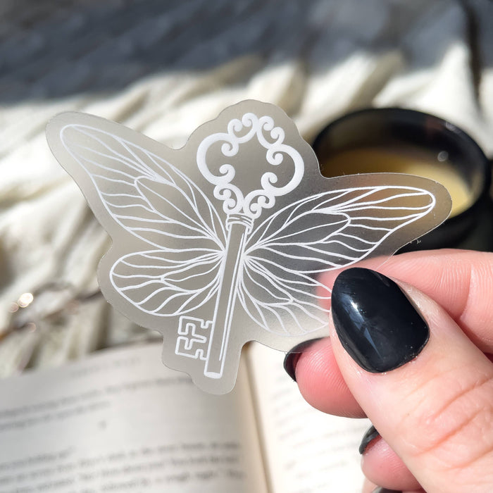 Clear Magical Key Vinyl Sticker