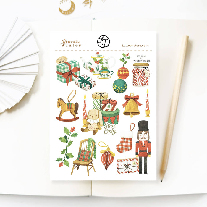 Sticker Sheet - Classic Winter