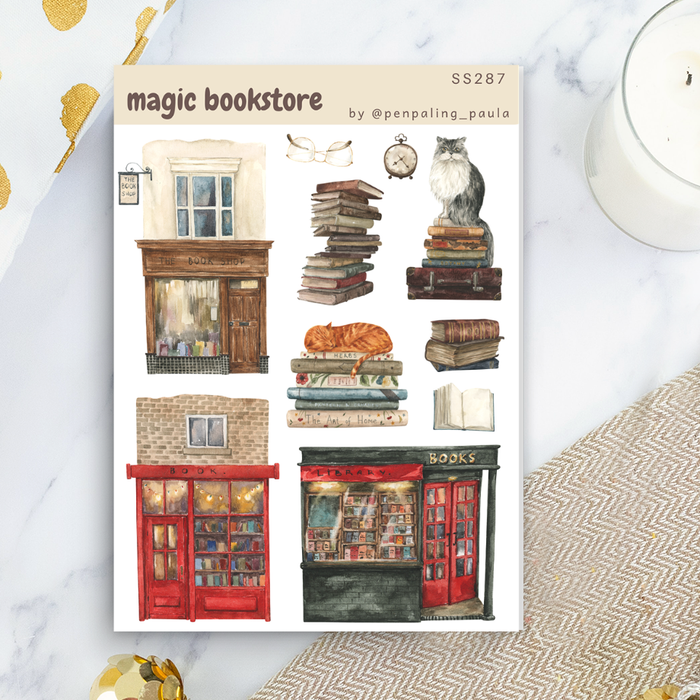 Magic Bookstore - Sticker Sheet
