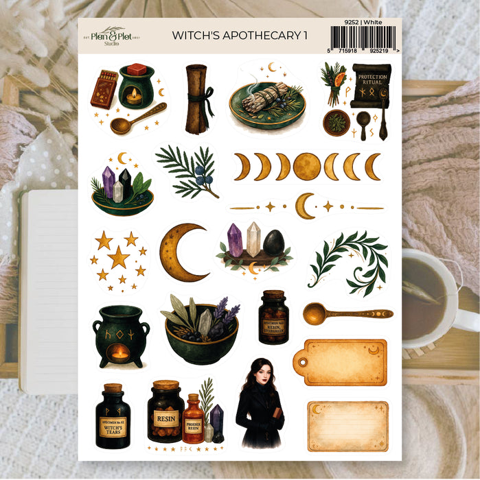 Witch's Apothecary 1 Sticker Sheet
