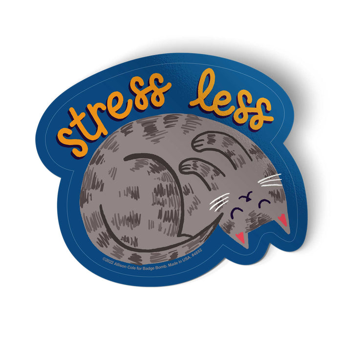 Stress Less Vinyl Sticker