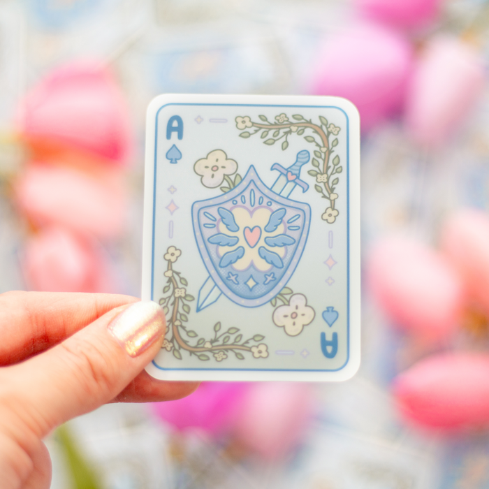 Playing Card Vinyl Sticker