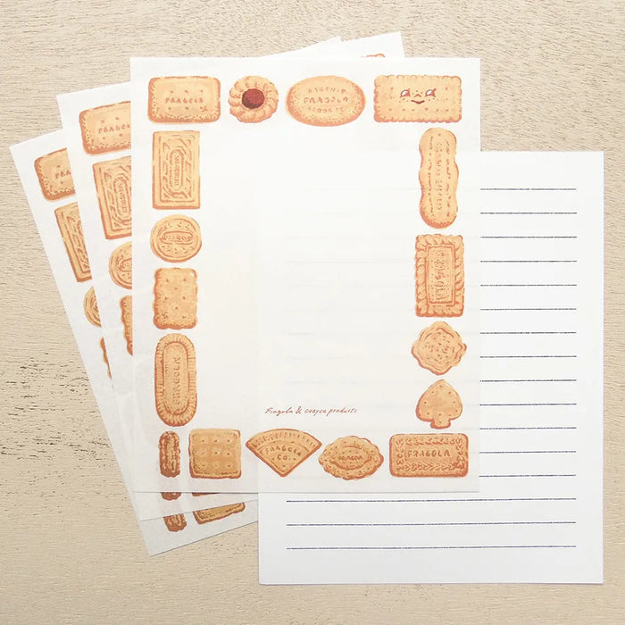 Fragola Letter Set - Biscuits