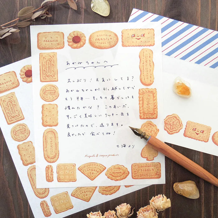 Fragola Letter Set - Biscuits