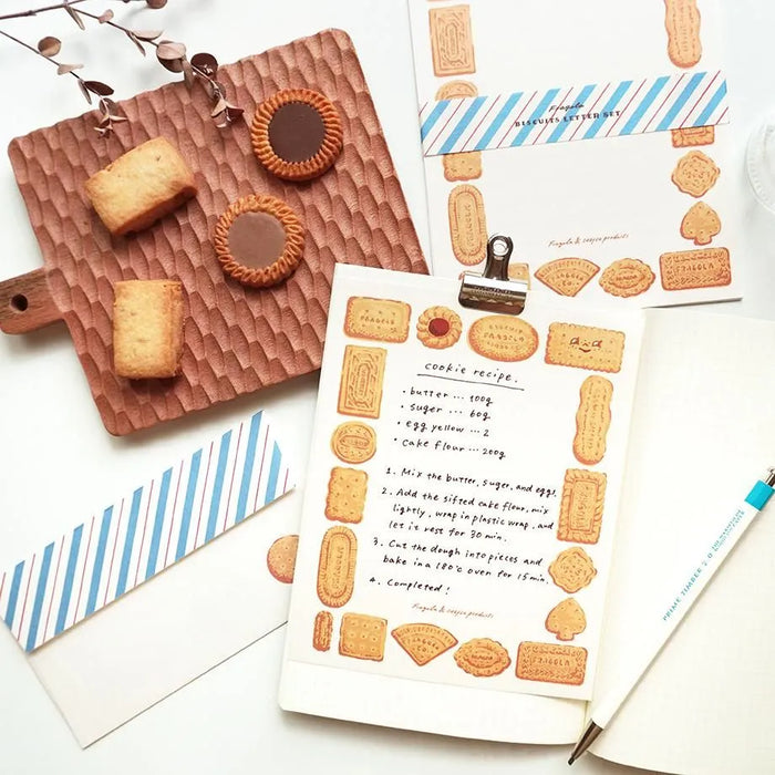 Fragola Letter Set - Biscuits