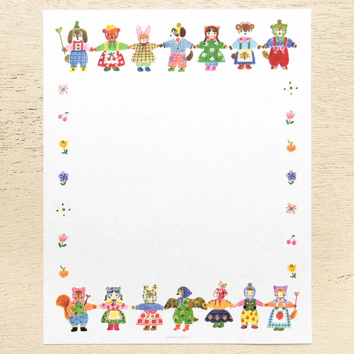 Aiko Fukawa Letter Set - Holding Paws