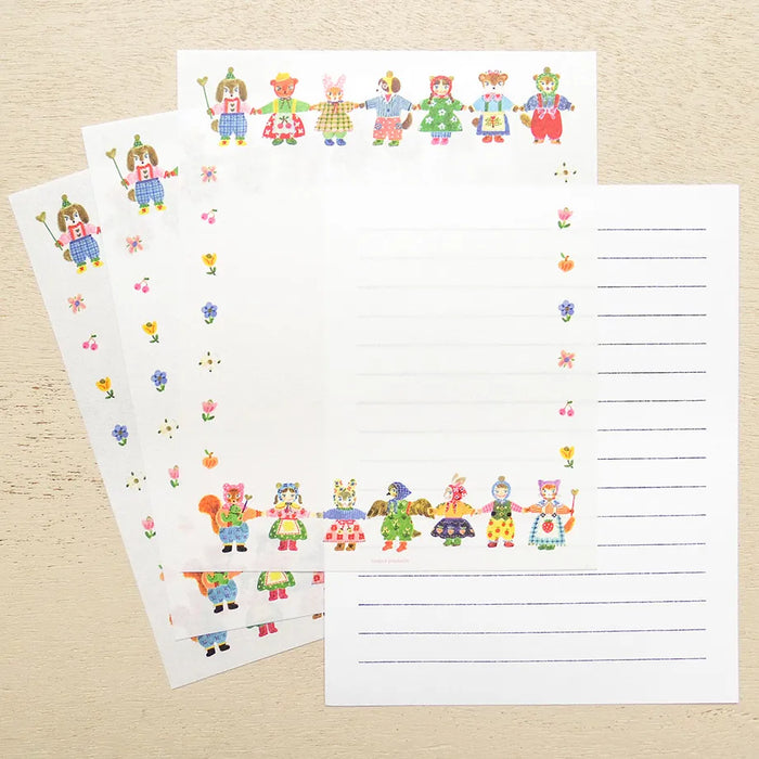 Aiko Fukawa Letter Set - Holding Paws