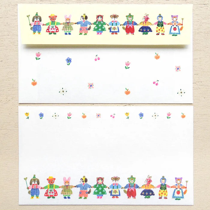 Aiko Fukawa Letter Set - Holding Paws