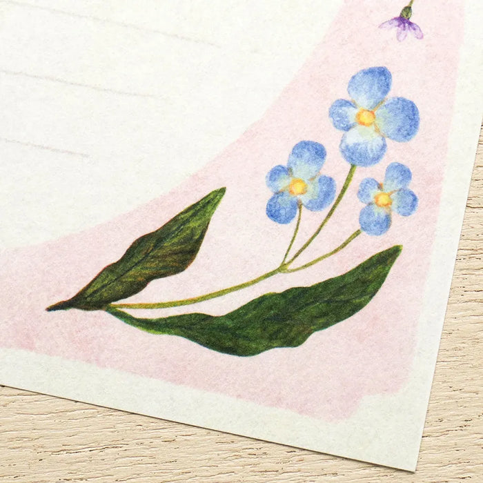Midori Asano Letter Set - Flower Birds