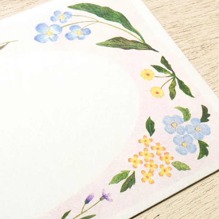 Midori Asano Letter Set - Flower Birds
