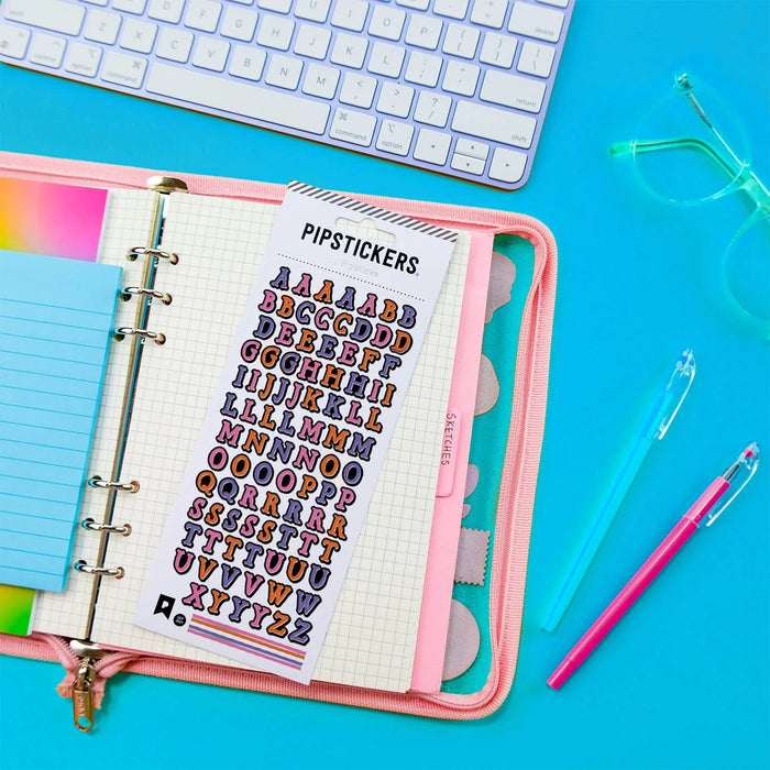 Eerie Alphabet Stickers