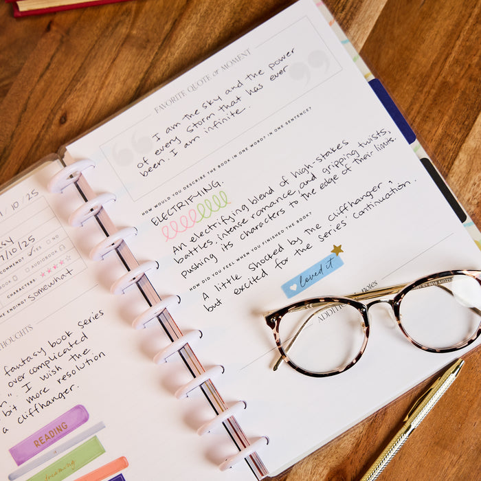 The Happy Planner 'Book Club' CLASSIC Reading Journal
