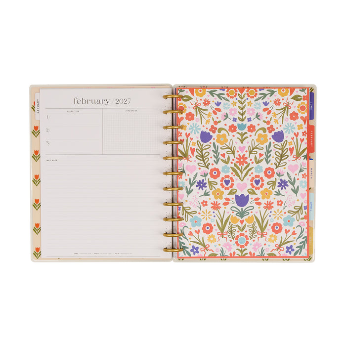 The Happy Planner 2027 'Little Garden' BIG 12-Month Planner - Vertical Layout