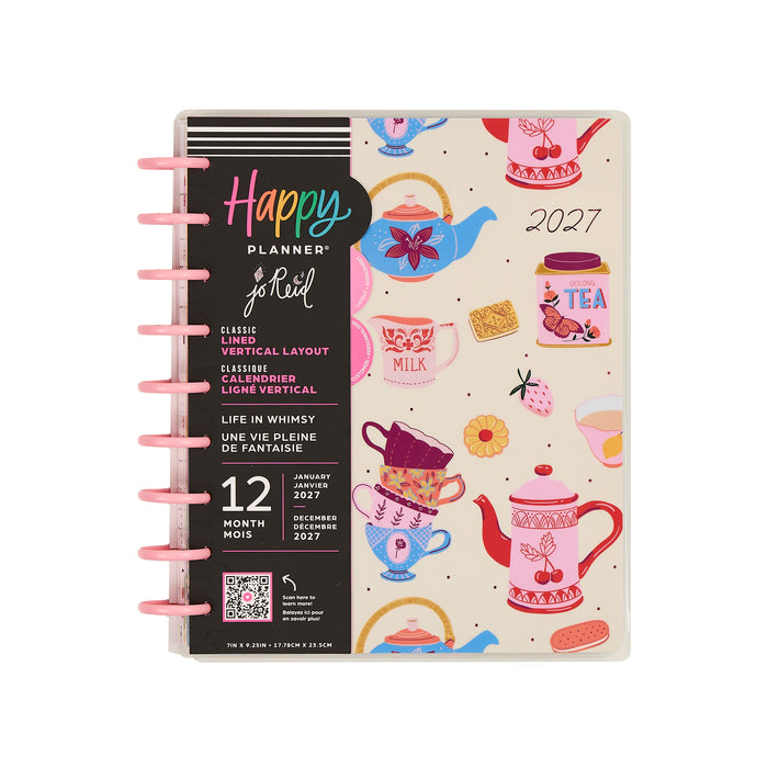 The Happy Planner 2027 'Life in Whimsy' CLASSIC 12-Month Planner - Vertical Lined Layout