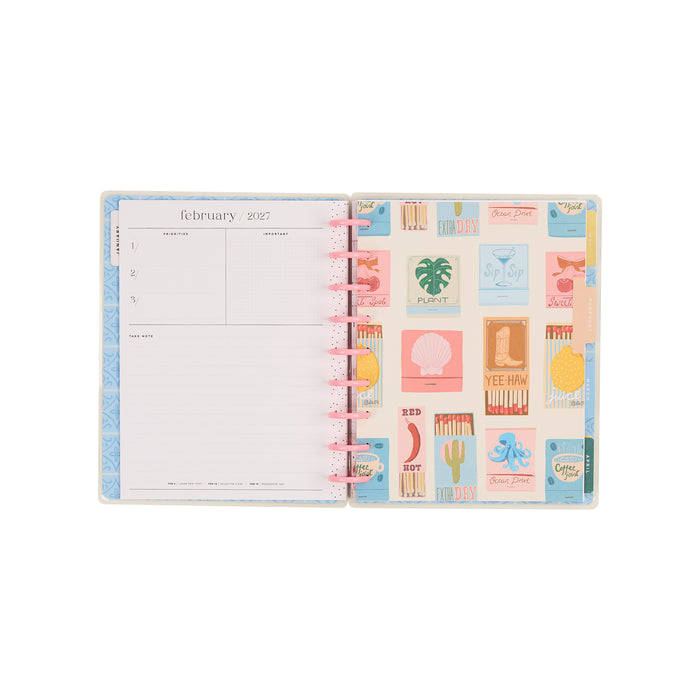 The Happy Planner 2027 'Life in Whimsy' CLASSIC 12-Month Planner - Vertical Lined Layout