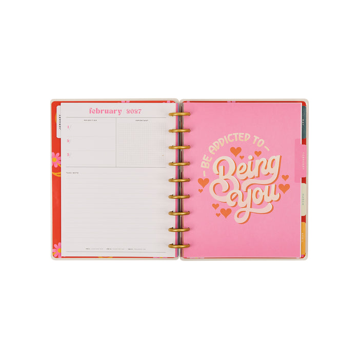 The Happy Planner 2027 'Bright Seasons' CLASSIC 12-Month Planner - Dashboard Layout