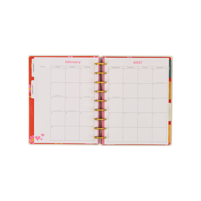 The Happy Planner 2027 'Bright Seasons' CLASSIC 12-Month Planner - Dashboard Layout