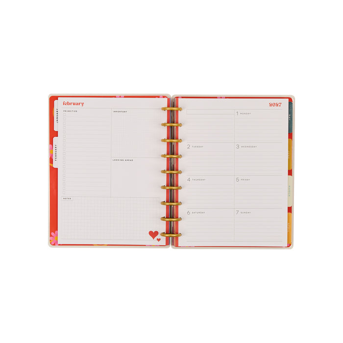 The Happy Planner 2027 'Bright Seasons' CLASSIC 12-Month Planner - Dashboard Layout