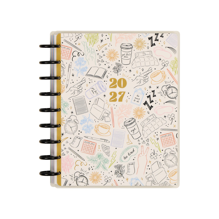 The Happy Planner 2027 'Pajama Plans' CLASSIC 12-Month Planner - Horizontal Layout