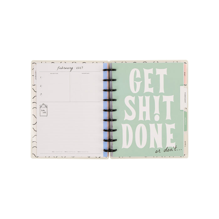 The Happy Planner 2027 'Pajama Plans' CLASSIC 12-Month Planner - Horizontal Layout