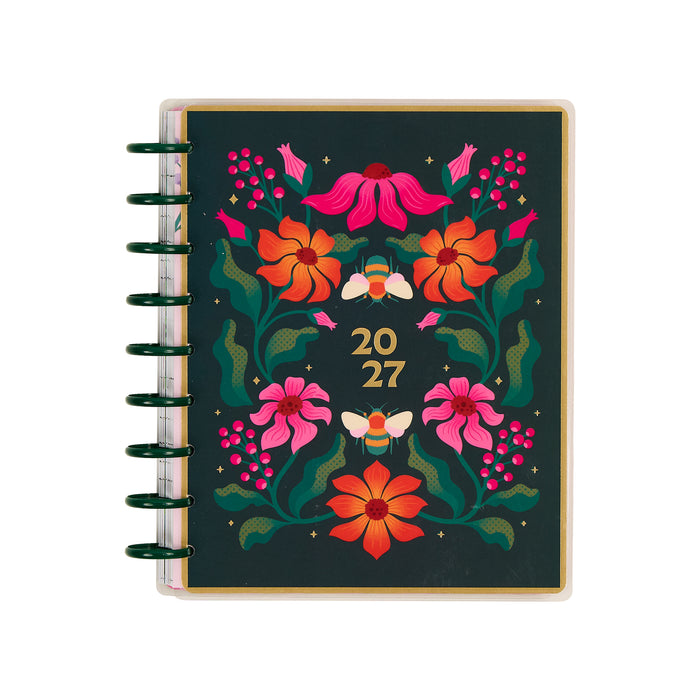 The Happy Planner 2027 'Hive & Bloom' CLASSIC 12-Month Planner - Vertical Layout